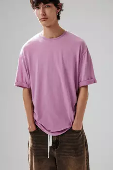 Футболка хлопковая с вареным эффектом