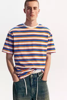 Футболка хлопковая в полоску