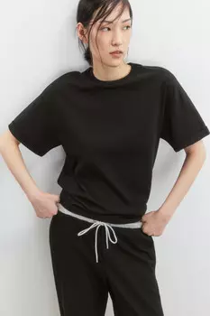 Футболка loose fit хлопковая базовая