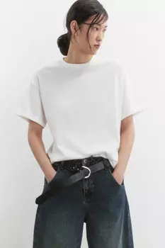 Футболка loose fit хлопковая базовая