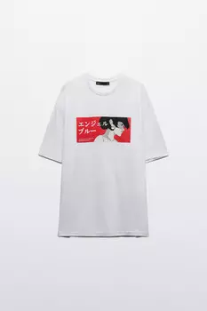 Футболка хлопковая с принтом