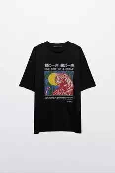 Футболка хлопковая с принтом