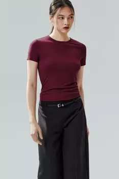 Футболка облегающая из вискозы