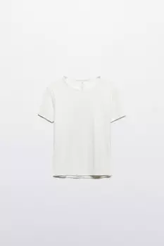 Футболка облегающая из вискозы