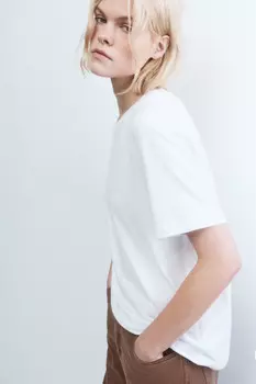 Футболка oversize хлопковая базовая
