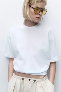 Футболка oversize хлопковая базовая
