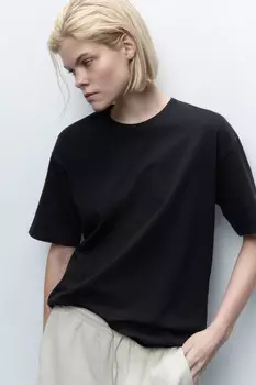 Футболка oversize хлопковая базовая