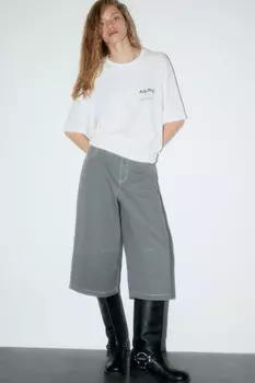 Футболка oversize хлопковая с принтом