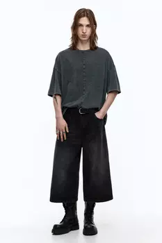 Футболка oversize хлопковая с вареным эффектом