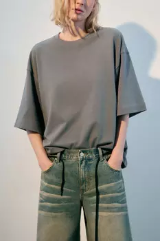Футболка oversize из плотного хлопка