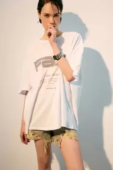 Футболка oversize с принтом