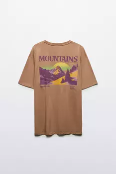 Футболка oversize с принтом