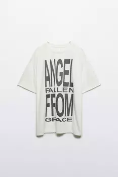 Футболка oversize с принтом