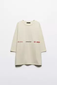 Футболка oversize с принтом