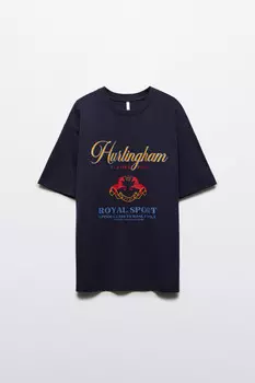 Футболка oversize с принтом