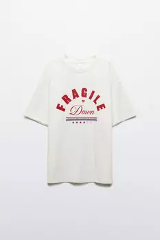 Футболка oversize с принтом