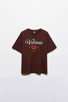 Футболка oversize с принтом