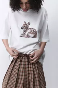 Футболка oversize с принтом y2k