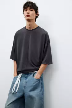 Футболка oversize с вареным эффектом