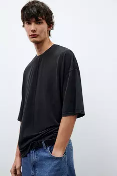 Футболка oversize с вареным эффектом