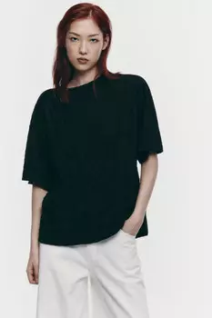 Футболка oversize с жатым эффектом