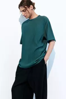 Футболка oversize спортивная из жатой ткани