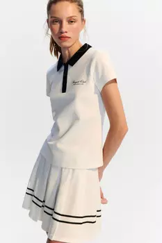 Футболка-поло спортивная с надписью