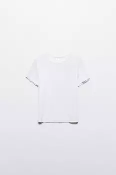 Футболка приталенная из вискозы