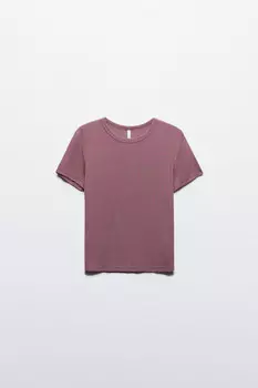 Футболка приталенная из вискозы