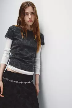 Футболка приталенная вареная