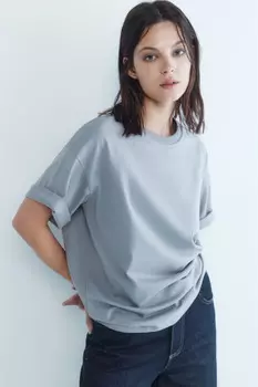 Футболка прямая базовая из хлопка