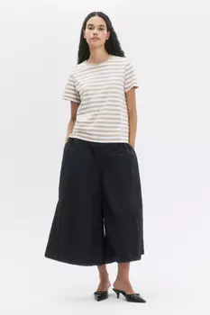 Футболка прямая хлопковая в полоску