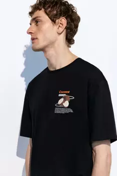 Футболка прямая с фруктовым принтом