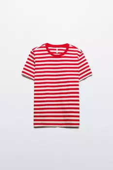 Футболка прямая в полоску