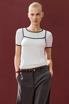 Футболка с имитацией майки