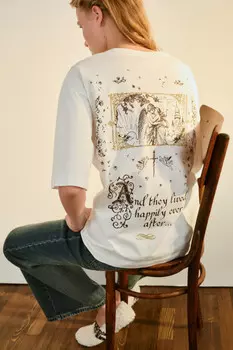 Футболка с принтом