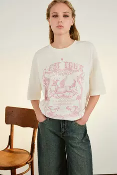 Футболка с принтом