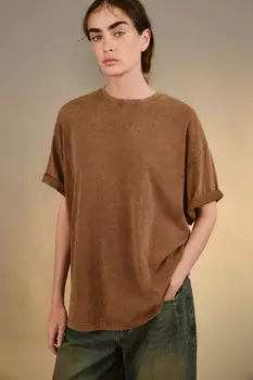 Футболка с вареным эффектом