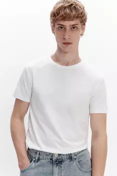 Футболка slim облегающая базовая