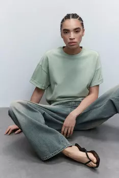 Футболка TLOOSE свободная хлопковая