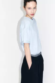 Футболка TLOOSE свободная хлопковая