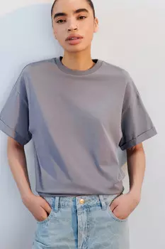 Футболка TLOOSE свободная хлопковая