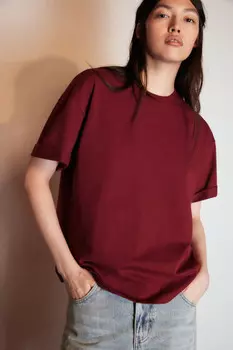 Футболка TLOOSE свободная хлопковая