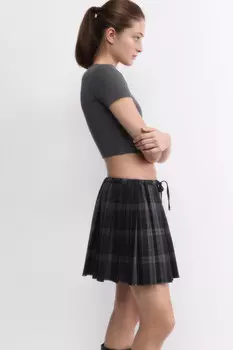 Футболка-топ базовая укороченная