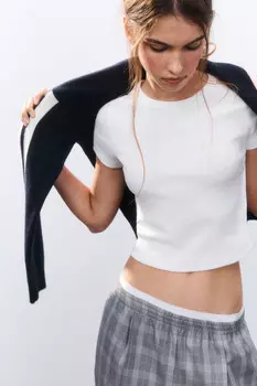 Футболка-топ с вышивкой