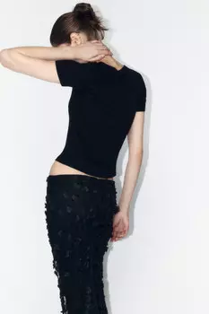 Футболка трикотажная из вискозы