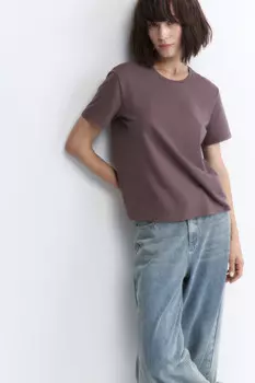 Футболка TSHIRT прямая базовая из хлопка