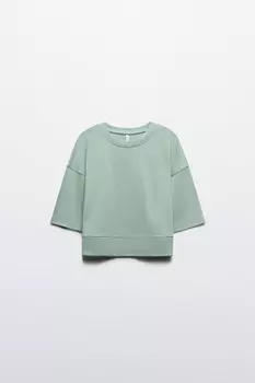 Футболка укороченная свободная