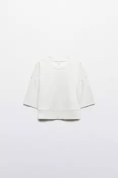 Футболка укороченная свободная