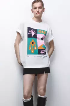 Футболка унисекс хлопковая с принтом